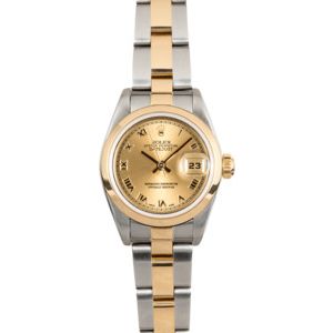 Rolex Lady-Datejust 79163 Champagne Roman