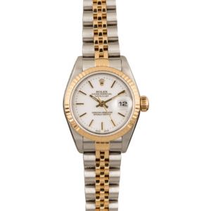 Pre Owned Rolex Datejust 79173 White Index Dial T