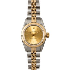 Rolex Ladies Oyster Perpetual 67193 Certified PreOwned