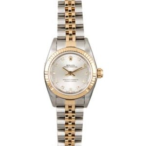 Women's Rolex Oyster Perpetual 76193 Diamonds