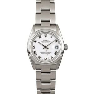 Rolex Mid-Size Datejust 78240 White Roman