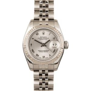 Rolex Lady-Datejust 179174 Rhodium Roman