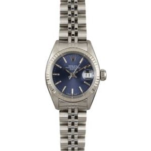 Rolex Date 6917 Blue Index Dial