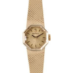 14K Ladies Rolex Cocktail Watch