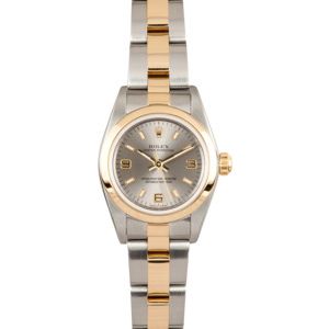 Ladies Rolex Oyster Perpetual Two Toned 76183