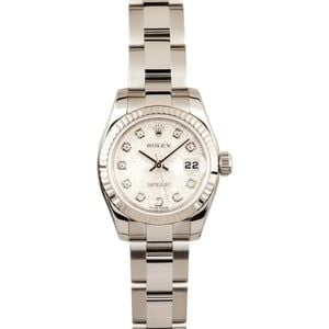 Ladies Used Rolex Diamond Dial 179174