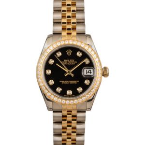 Pre Owned Rolex Datejust 31MM Ref 178383 Diamond Bezel