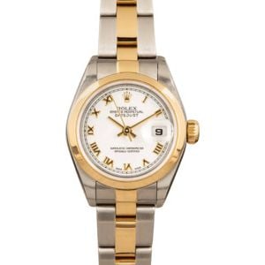 Rolex Lady-Datejust 79163 White Roman