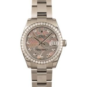 Mid-Size Rolex Datejust 178384 Mother of Pearl Dial