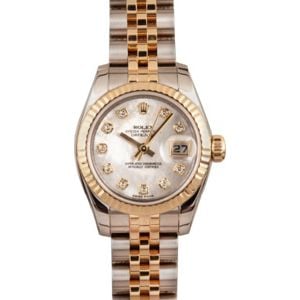 Rolex Lady-Datejust 179173 Diamond Mother of Pearl