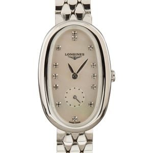 Ladies Longines Symphonette Mother of Pearl Diamond Dial