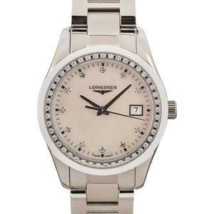 Ladies Longines Conquest Mother of Pearl Diamond Dial