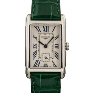 Longines DolceVita Green Leather Strap