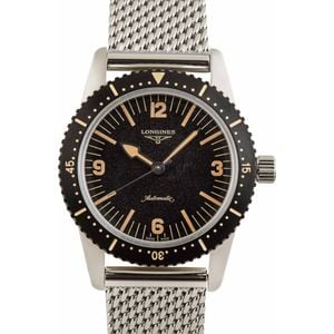 Longines Heritage Skin Diver Black Dial