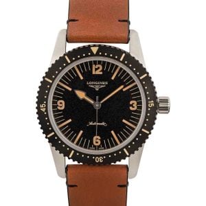 Longines Heritage Skin Diver Black Arabic Dial