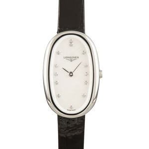 Longines Symphonette Stainless Steel on Leather Strap