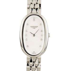 Longines Symphonette Mother of Pearl Diamond Dial