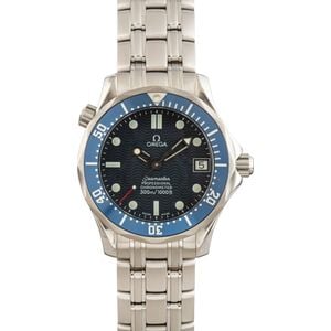 Omega Seamaster Diver 300M Blue Dial Stainless Steel