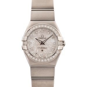 Womens Omega Constellation Diamond Bezel