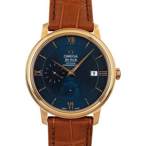 Omega De Ville Red Gold Blue Dial