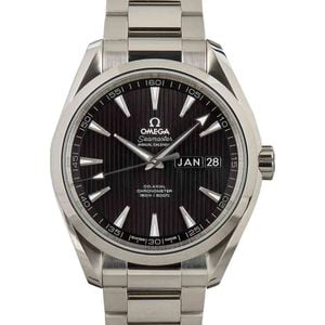 Omega Seamaster Aqua Terra Black Annual Calendar Teak Dial