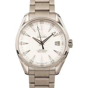 Used Omega Seamaster Aqua Terra Silver