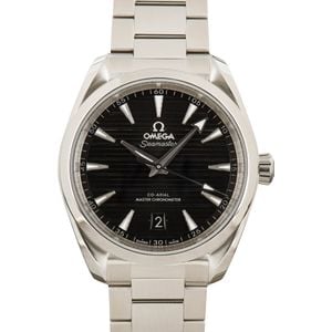 Used Omega Seamaster Aqua Terra Black Teak Dial