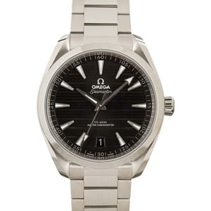 Pre-owned Omega Seamaster Aqua Terra 150M Black