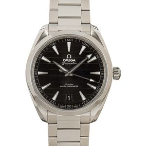 Pre-owned Omega Seamaster Aqua Terra 150M Black Dial