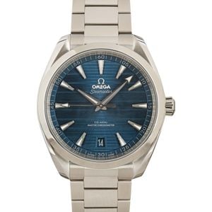 Omega Seamaster Aqua Terra Blue Teak Dial 150M