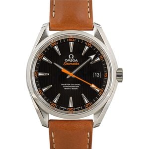 Preowned Omega Seamaster Aqua Terra Black Teak Dial