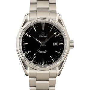 Used Omega Seamaster Black Dial Stainless Steel