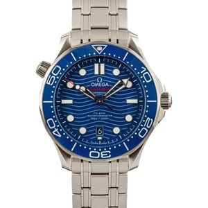 Omega Seamaster Diver 300M Stainless Steel Blue Dial