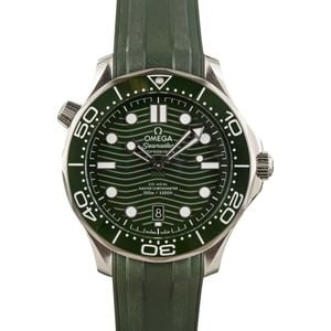 Omega Seamaster Diver 300M Green Wave Dial