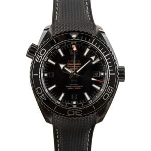 Pre-Owned Omega Seamaster Planet Ocean Black Dial