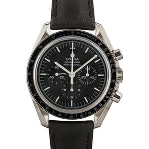 Omega Speedmaster Moonwatch 42MM Leather Band