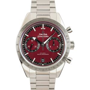 Pre-owned Omega Speedmaster '57 Burgundy Dial