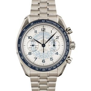 Mens Omega Speedmaster Chronoscope Stainless Steel