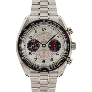 Omega Speedmaster Chronoscope Silver Arabic Dial