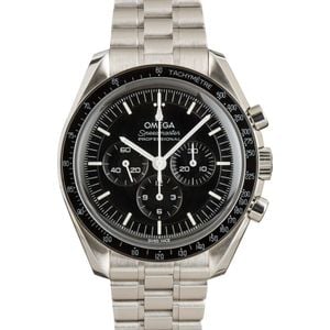 Omega Speedmaster Stainless Steel Black Dial