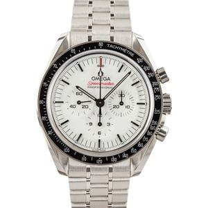 Omega Speedmaster Moonwatch White Index Dial