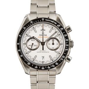 Pre-Owned Omega Speedmaster Chronograph White Dial