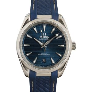 Omega Seamaster Aqua Terra Blue Rubber Strap