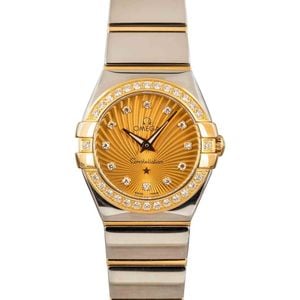 Omega Constellation Quartz Champagne Dial