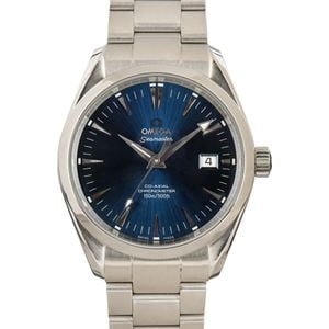 Omega Seamaster Aqua Terra Blue Dial Stainless Steel