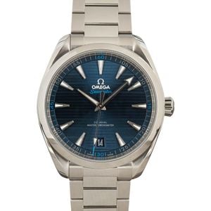 Pre-Owned Omega Seamaster Blue Teak Dial