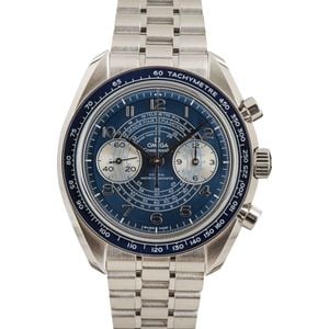 Mens Omega Speedmaster Chronoscope Blue