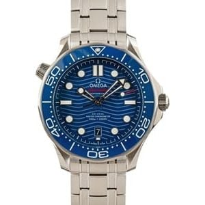 Omega Seamaster Diver 300M Stainless Steel Blue Dial