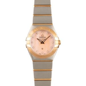 Omega Constellation Red Gold & Steel Quartz