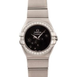 Womens Omega Constellation Stainless Steel Quartz